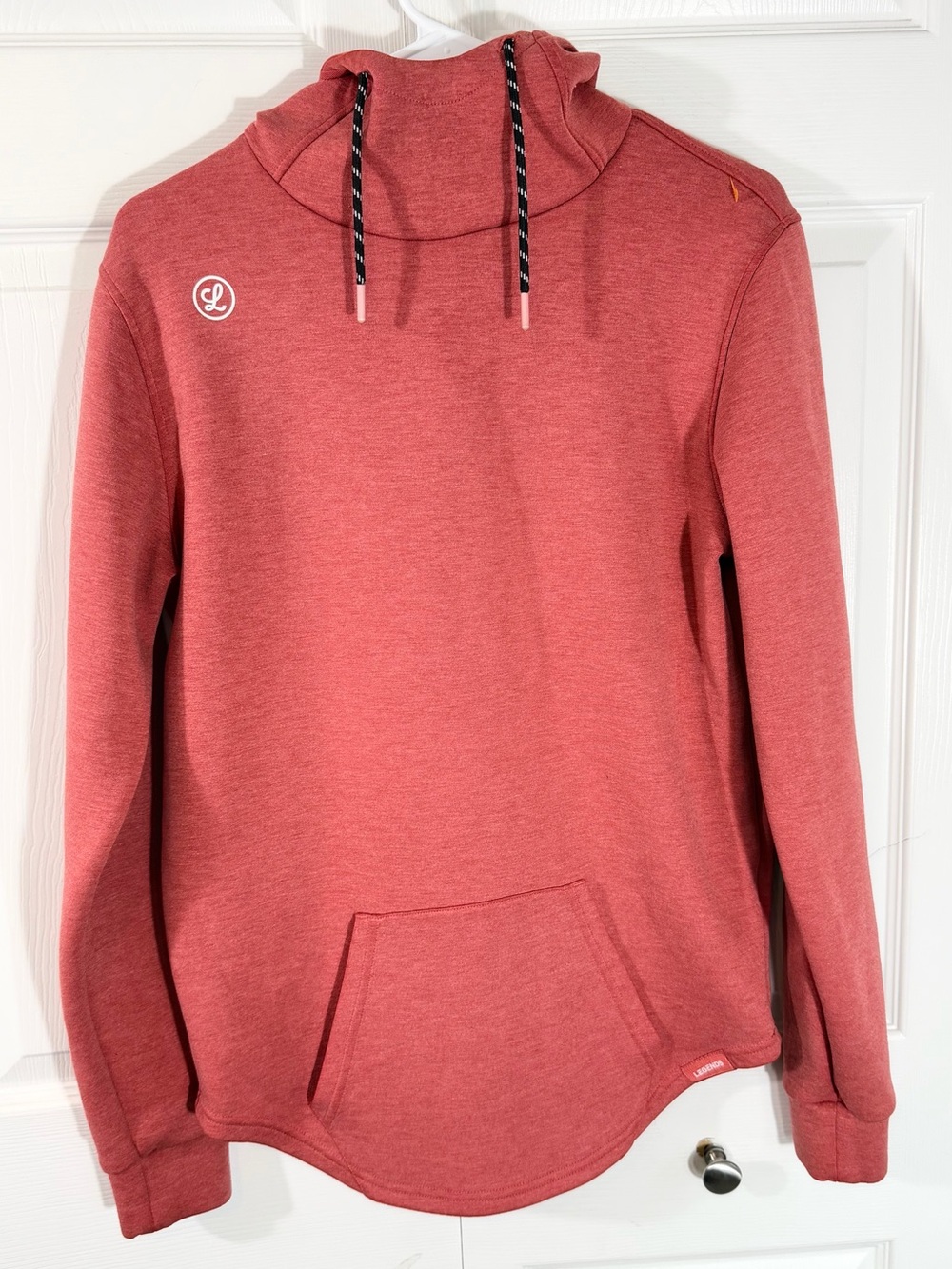 Legends Hawthorne Tech Hoodie Stretch Mauve Mens Small High neck scuba hood